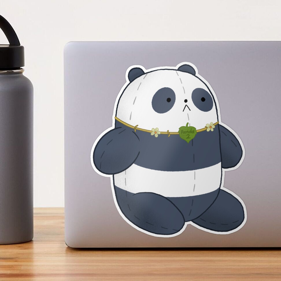 Panda Bear's Doll, Panda 2 Sticker for Sale by andrw