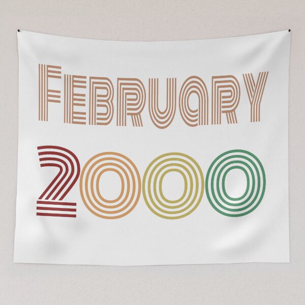 Item preview, Happy 20th Birthday, Happy twenties Birthday, born in February 2000 designed and sold by marosharaf.