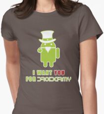 Droidarmy: Propaganda Women's Fitted T-Shirt