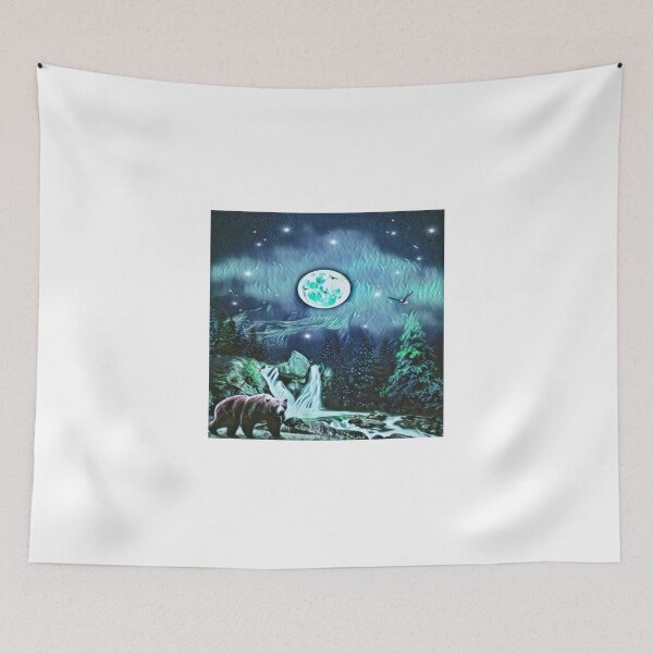 Item preview, wild bear in snowy mountains designed and sold by oscar jasso.