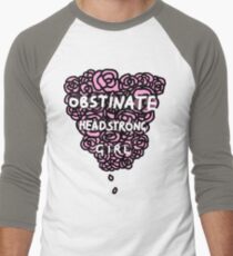 Obstinate Headstrong Girl Men's Baseball ¾ T-Shirt