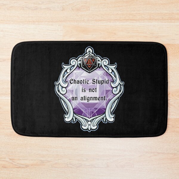 Item preview, Amulet Chaotic Stupid is Not an Alignment designed and sold by robertbevan.