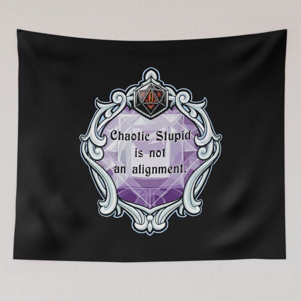 Item preview, Amulet Chaotic Stupid is Not an Alignment designed and sold by robertbevan.