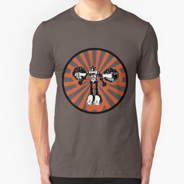 Microbot - Orange Slim Fit T-Shirt