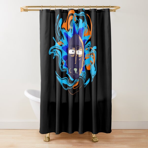 Rick Sanchez Trippy Shower Curtain