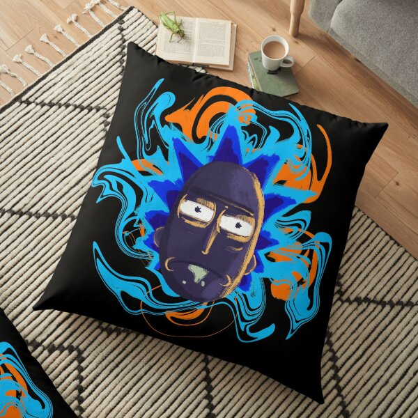 Rick Sanchez Trippy Floor Pillow