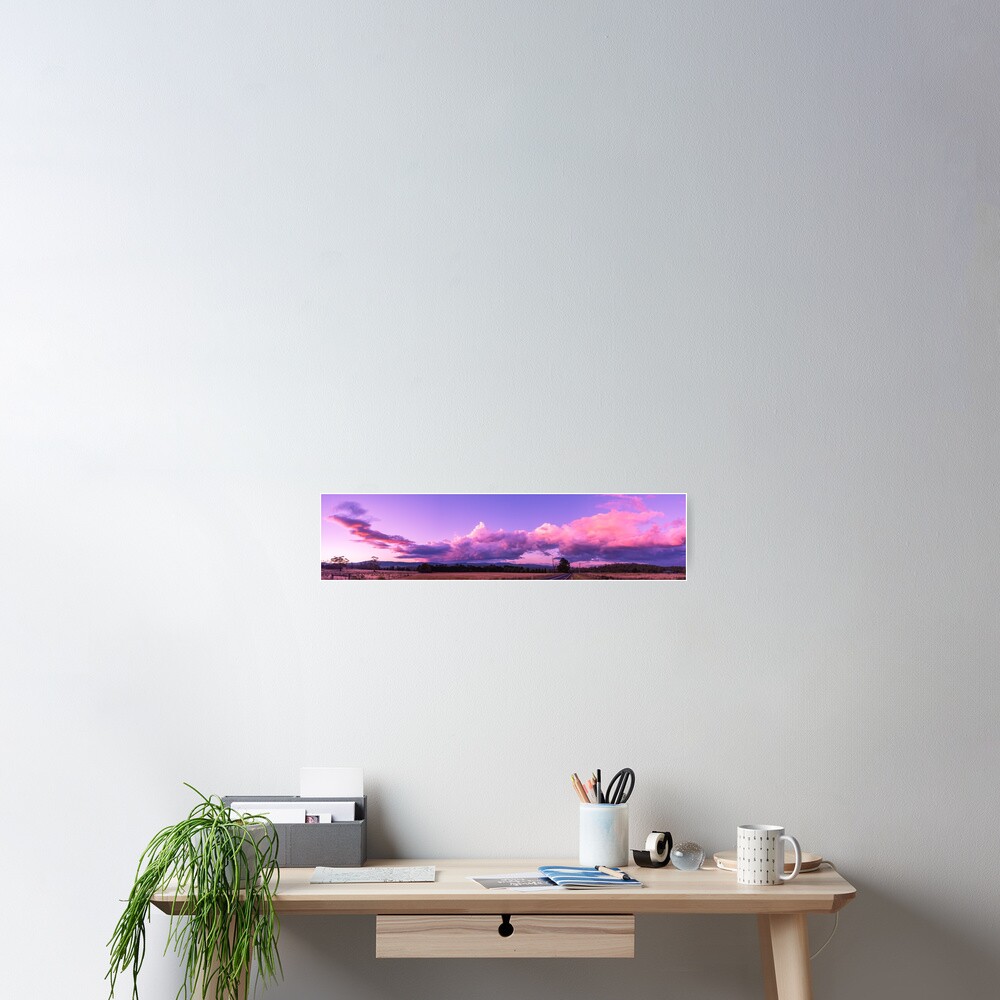 Evening Storm over Little Swanport Poster