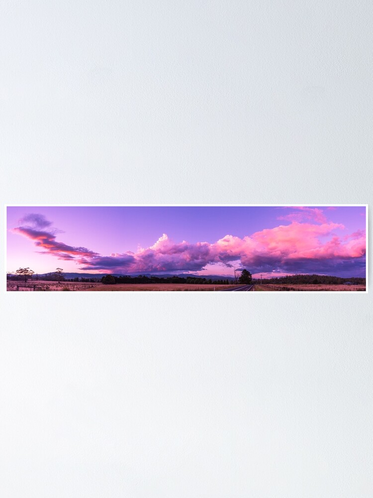 Alternate view of Evening Storm over Little Swanport Poster
