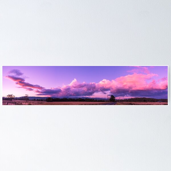 Evening Storm over Little Swanport Poster
