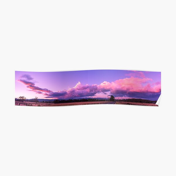Evening Storm over Little Swanport Poster