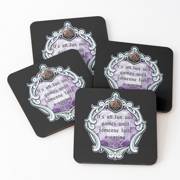 Item preview, Amulet It's All Fun and Games Until Someone Fails a Saving Throw designed and sold by robertbevan.
