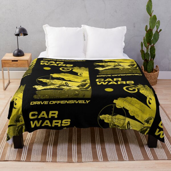 Item preview, Auto Duel - Apocalyptic Yellow designed and sold by Ghost Bunny Design.