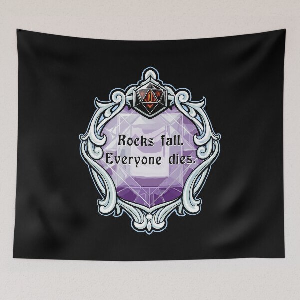 Item preview, Amulet Rocks Fall. Everyone Dies. designed and sold by robertbevan.