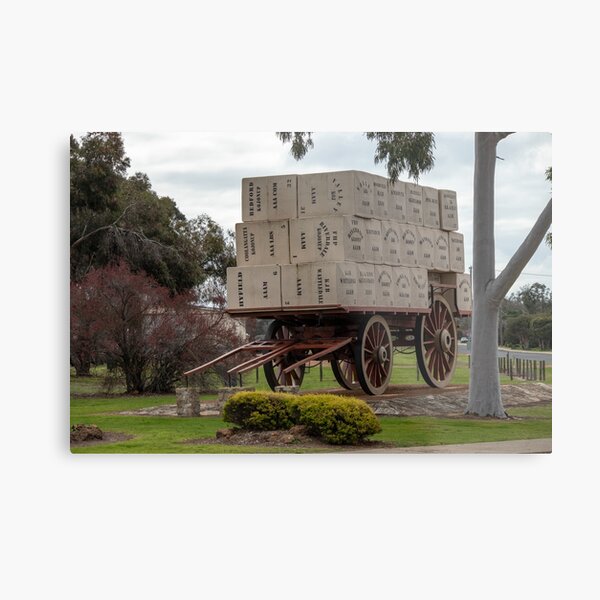Centenary of Federation Wool Wagon Metal Print