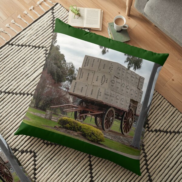 Centenary of Federation Wool Wagon Floor Pillow