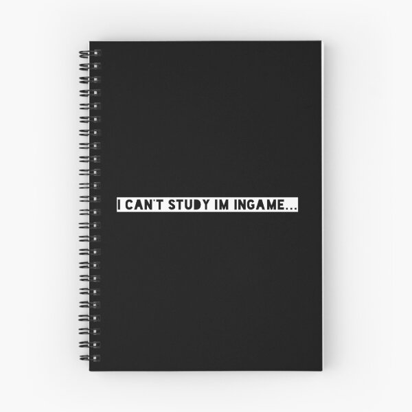 Item preview, I Can't Study In Game designed and sold by twistypaddie.