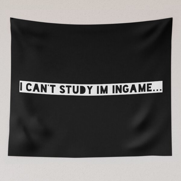 Item preview, I Can't Study In Game designed and sold by twistypaddie.