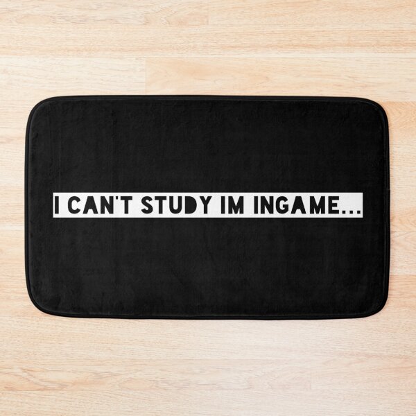 Item preview, I Can't Study In Game designed and sold by twistypaddie.