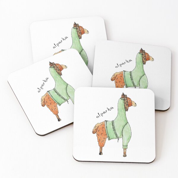 Item preview, Alpaca in a parka.  designed and sold by Elliestrations.