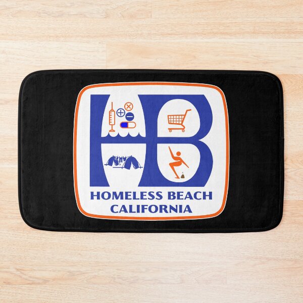 Item preview, HOMELESS BEACH CALIFORNIA designed and sold by getpressedshirt.
