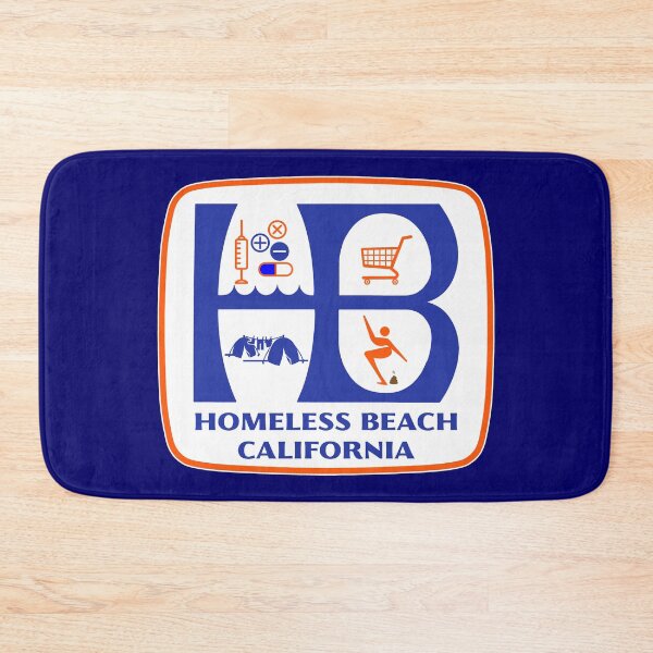 Item preview, HOMELESS BEACH CALIFORNIA designed and sold by getpressedshirt.