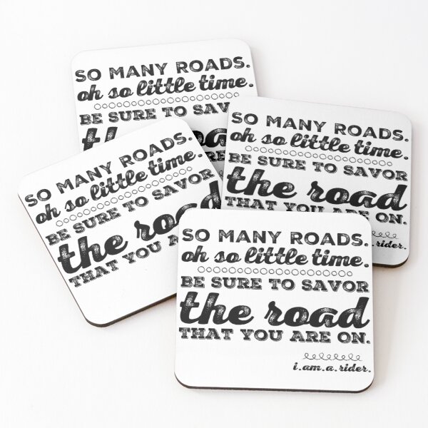 Item preview, So Many Roads Savor The Road You Are On Black Text designed and sold by TWMBDesigns.