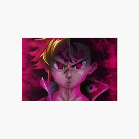 Sins Wall Art Redbubble - meliodas simbolo roblox