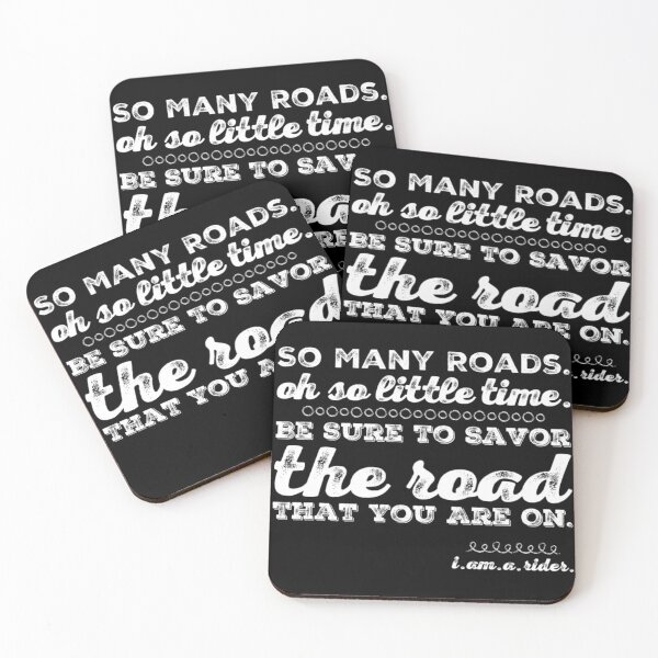Item preview, So Many Roads Savor The Road You Are On White Text designed and sold by TWMBDesigns.