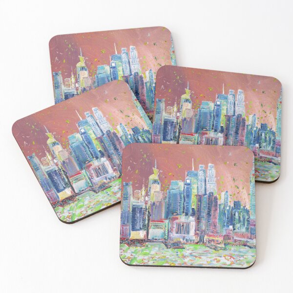 Item preview, MANHATTAN - oil painting designed and sold by lautir.
