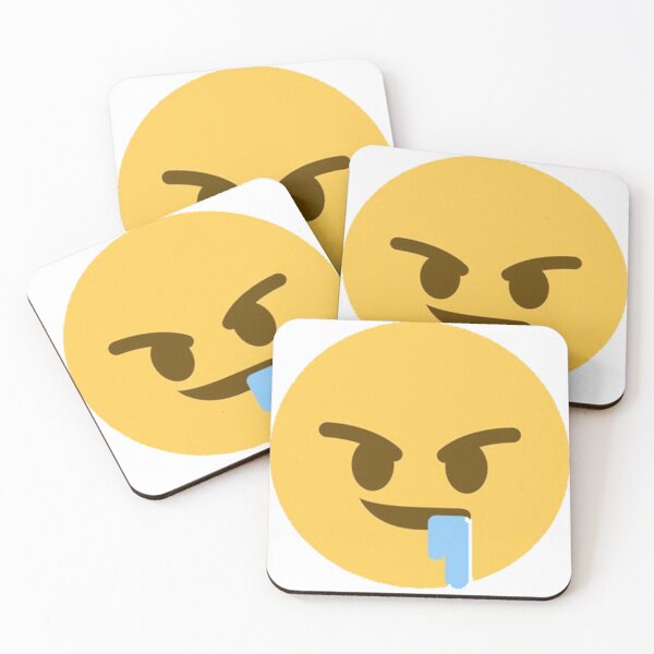 Item preview, Drooling Mad Emoji designed and sold by SerpentSkyArts.