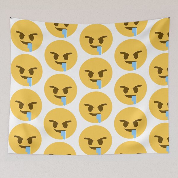 Item preview, Drooling Mad Emoji designed and sold by SerpentSkyArts.