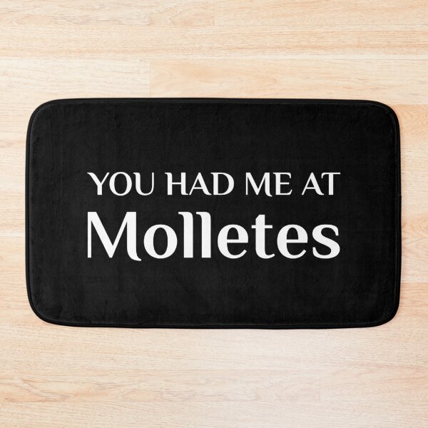 Item preview, Had Me At Molletes Funny Mexican Food Fan designed and sold by Creekman Designs.