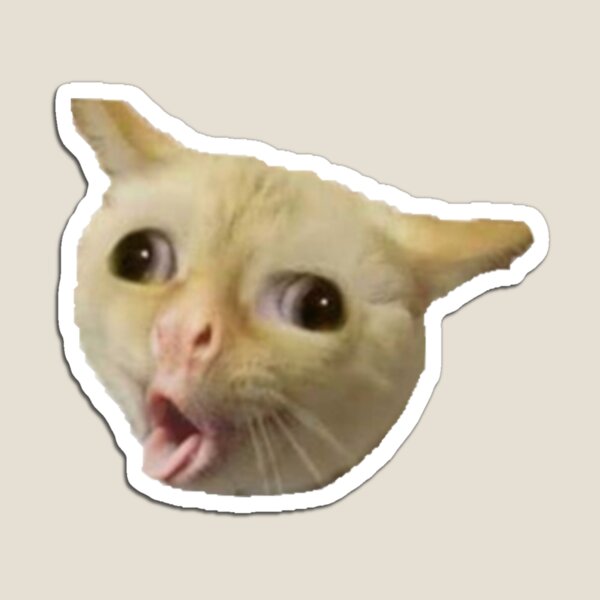 Cat Coughing Magnet
