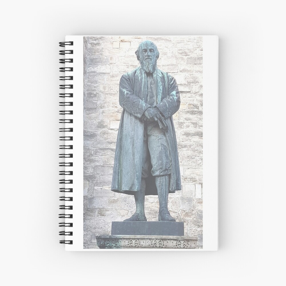 William Barnes - Poet - Statue in Dorchester Spiral Notebook