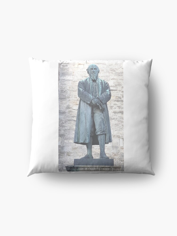 Alternate view of William Barnes - Poet - Statue in Dorchester Floor Pillow