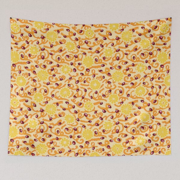 Item preview, Orange Slices and Cranberry Bubbly designed and sold by DoodleTrees.