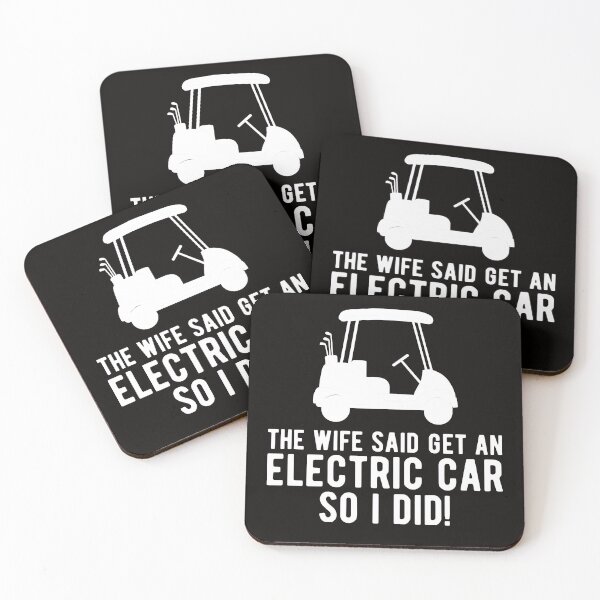 Item preview, Sarcastic I bought an Electric Car - Funny Golf Cart Gift designed and sold by Dan66.