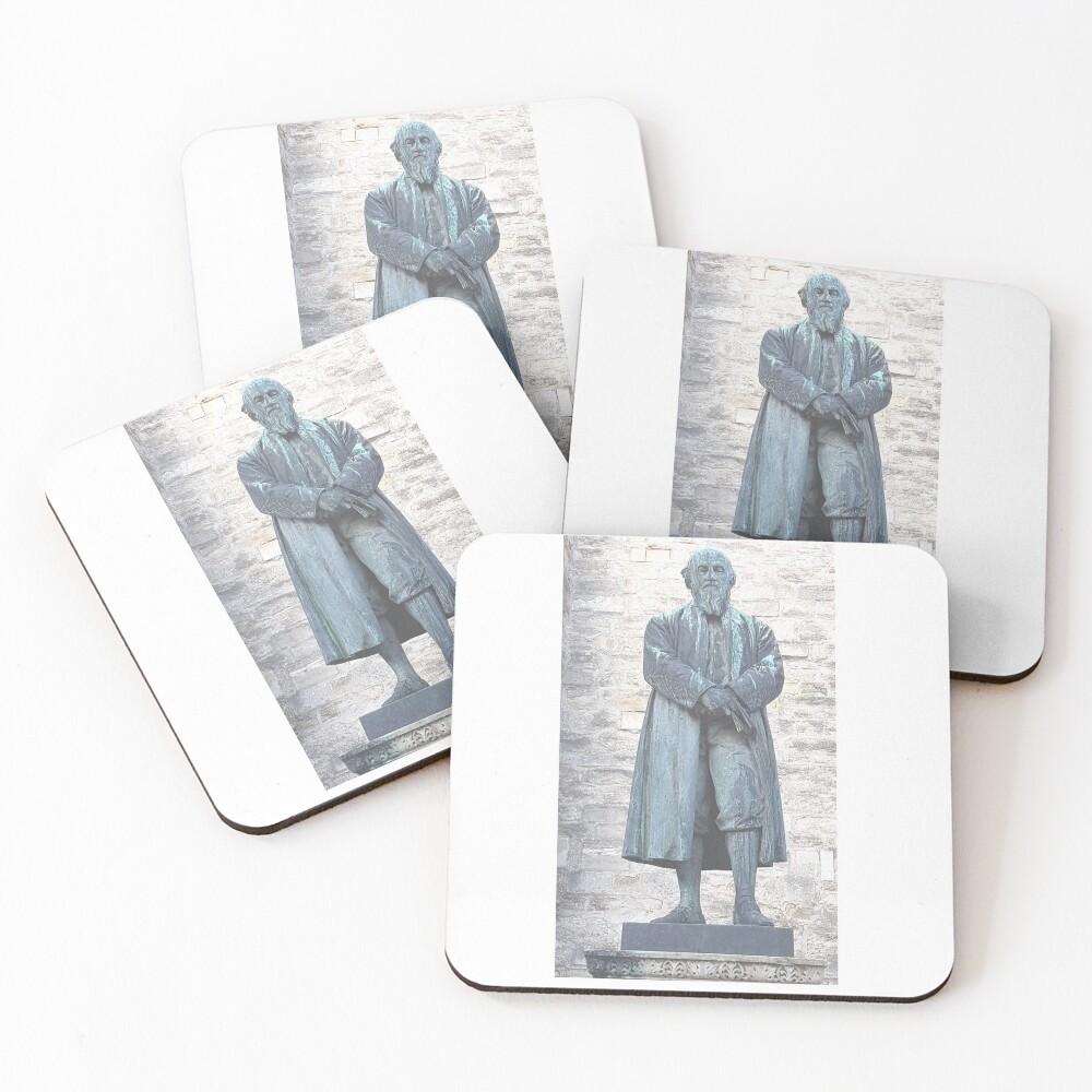 William Barnes - Poet - Statue in Dorchester Coasters (Set of 4)