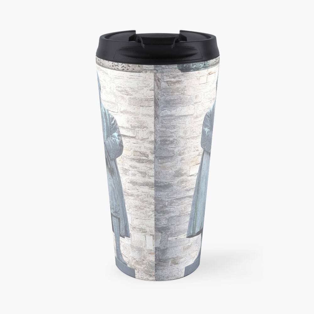 William Barnes - Poet - Statue in Dorchester Travel Mug