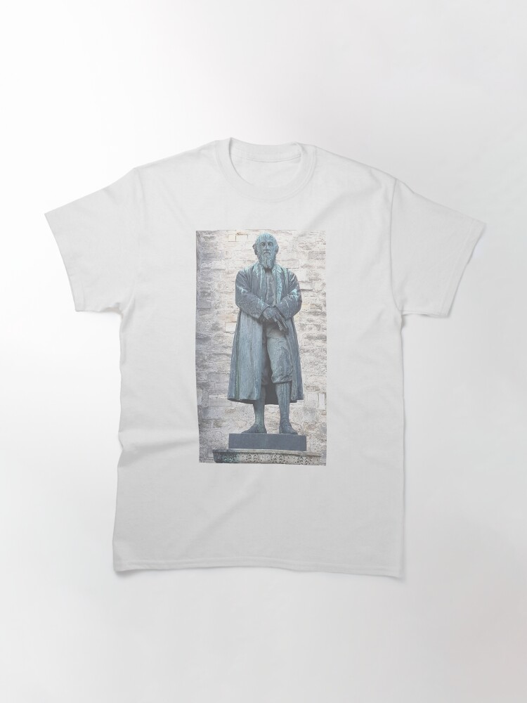 Alternate view of William Barnes - Poet - Statue in Dorchester Classic T-Shirt