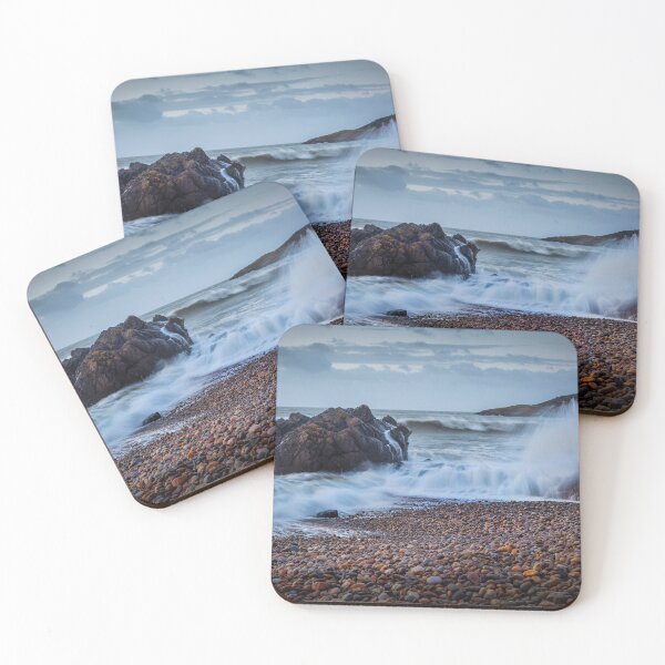 Item preview, Crashing waves on Rotherslade Bay designed and sold by Leighton Collins.