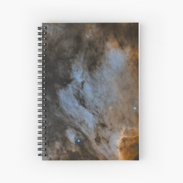 starless pelican nebula Spiral Notebook