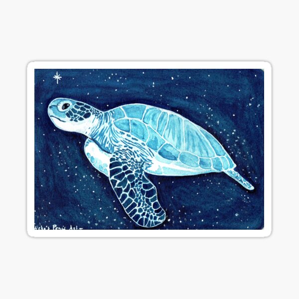 Sternenträume- Schildkröte Sticker