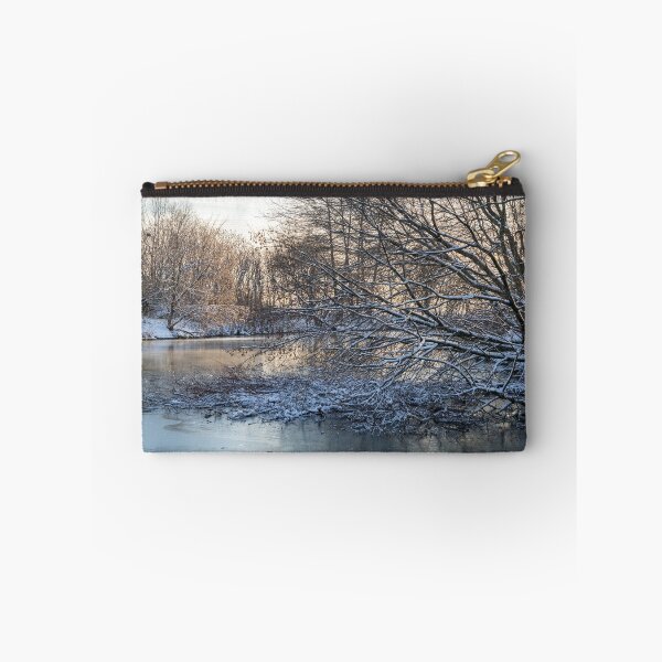 Item preview, Soft and Snowy - Winter Wonderland at a Frozen Pond designed and sold by Georgia Mizuleva.