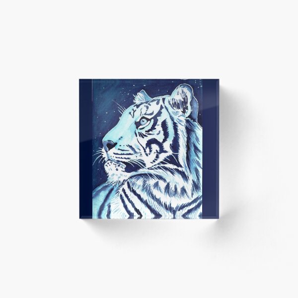 Sternenträume- Tiger Acrylblock