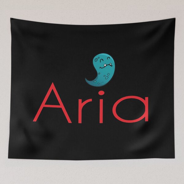 Item preview, Aria Name Cute Monster designed and sold by ProjectX23.