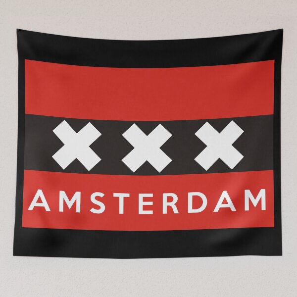 Item preview, amsterdam flag designed and sold by tony4urban.