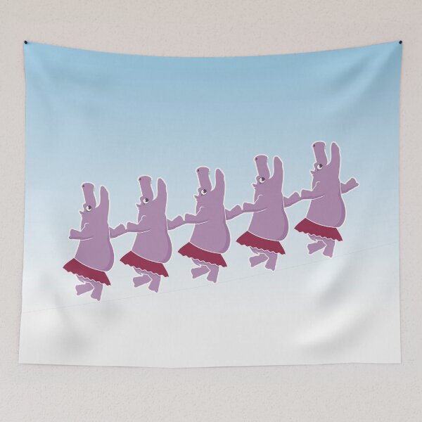 Item preview, Hippo Chorus Girls - Can Can Dancer designed and sold by vivendulies.