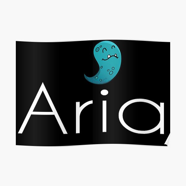 Aria Name Tag Posters | Redbubble