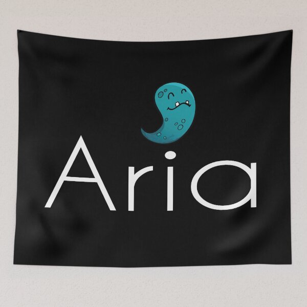 Item preview, Aria Name Cute Monster designed and sold by ProjectX23.